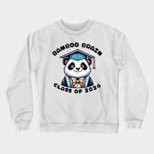 Graduation panda bear Crewneck Sweatshirt